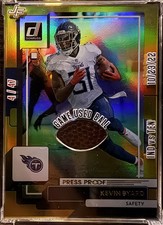 2025 Jersey Fusion Ball Stars Kevin Byard 4/47 Game Used Ball Patch Titans
