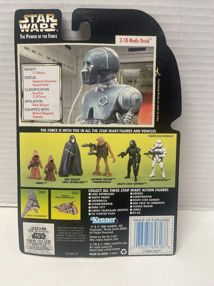 Star Wars 1996 El Poder de la Fuerza 2-1B Medic Droid Kenner. ¡Envío gratis!! Foto 3 de 3