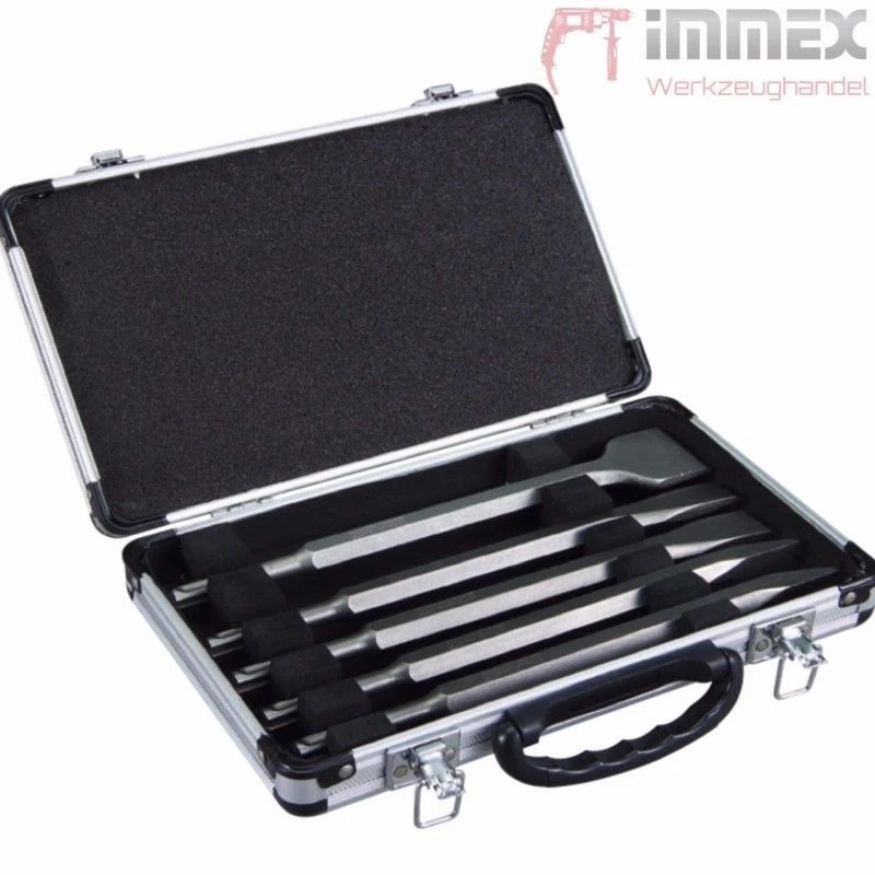 Makita Meißel Set SDS+ Plus Meißelset D-42379 Alu-Koffer Spitzmeißel Flachmeißel