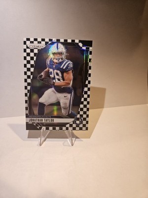 2024 Panini Prizm - Jonathan Taylor #121 Black & White Checker Prizm