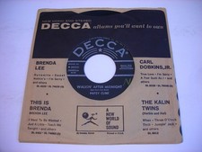 w SLEEVE Patsy Cline Walkin' After Midnight / A Poor Man's Roses 1957 45rpm VG++