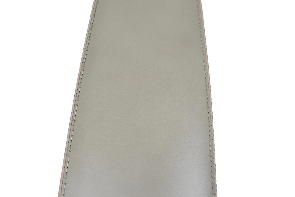 1989 Cadillac Fleetwood Deville console central couro bege apoio de braço armazenamento fabricante de equipamento original - Imagem 3 de 4