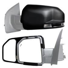 K-Source 81850 Snap-On Towing Mirrors For Ford F150 15 , Black