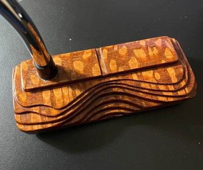 Exotic Leopard Wood Putter w/ Head Cover