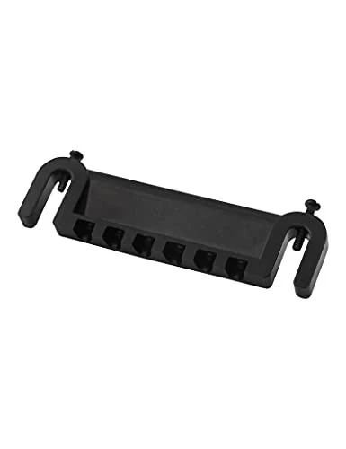 Adjustable Wraparound Guitar Bridge Combined bridge Tailpiece Compatible Black - Picture 4 of 7