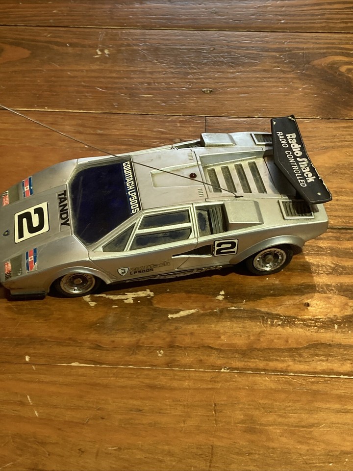 Lamborghini Countach TANDY - voiture RC vintage en boîte, non testée