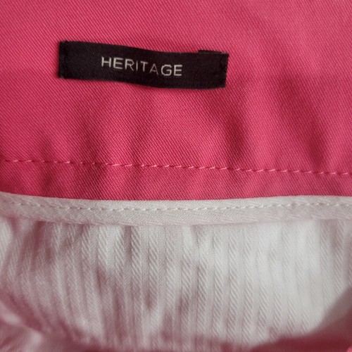 Pantalones Talbots Mujer Petites 12P Rosa Capri Cremallera Lateral Heritage Puño Delfín 32x21 - Imagen 21 de 23