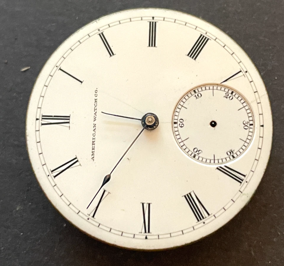 Antique 1867 Waltham Appleton Tracy 1865 Pocket Watch Movement Ticks AT 10s 15j - Image 3 of 4