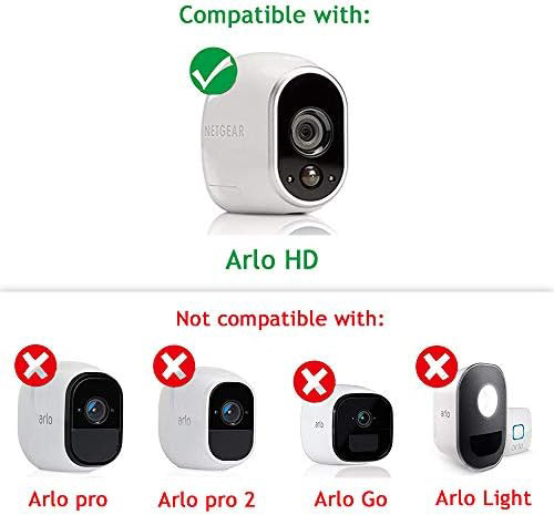 16ft Power Adapter for Arlo Camera VMC3030 VMS3430, Replaces CR123A Battery