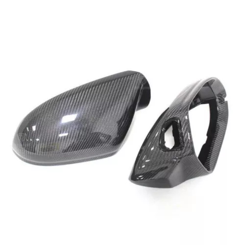 For Audi A6 C7 S6 RS6 Carbon Fiber Mirror Housing Cover with Lane Assist - Picture 2 of 6