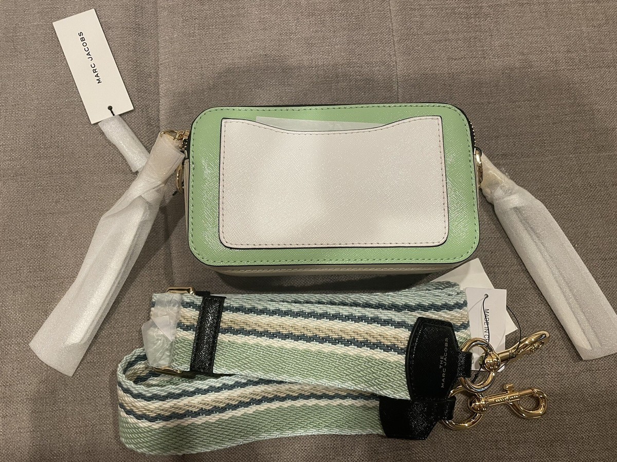 NWT Marc Jacobs Snapshot DTM Leather Camera Bag mint multi | eBay
