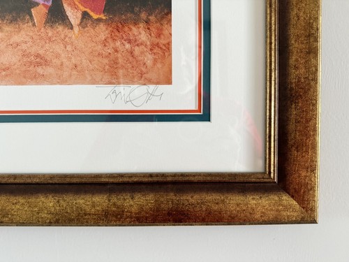 Toni Goffe “Blue Tango” Signed & Numbered by Artist in Pencil. Newly Framed. - Picture 3 of 9