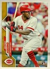 Aristides Aquino 2020 Topps Series 1 Oversized 5x7 RC #20 - GOLD #'d 6/10 - REDS