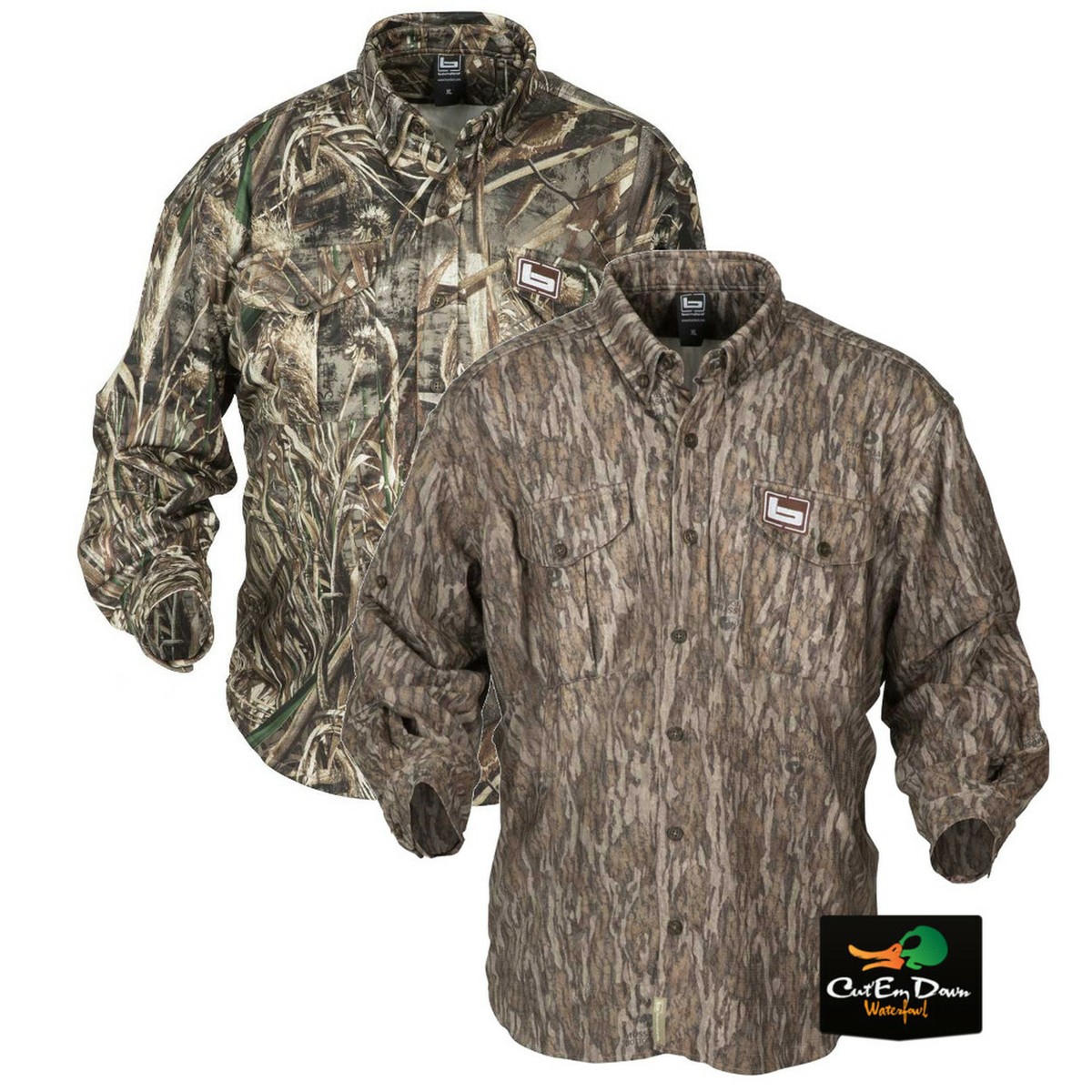 NEW BANDED GEAR TEC FLEECE JAC SHIRT - LONG SLEEVE CAMO