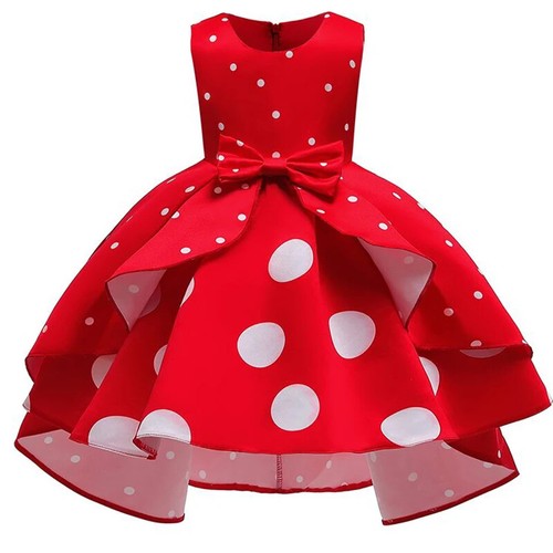 Baby Girls Flower Striped Dress for Girls Wedding Party Kids Princess Christmas - Picture 5 of 42