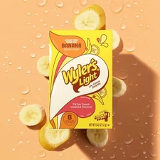 Wyler's Light BANANA Drink Mix 8-Sticks Singles TikTok Inspired Flavors BB 12/26