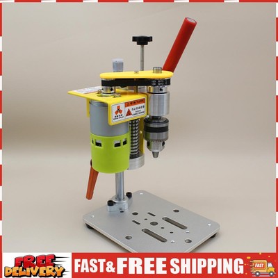 Mini Drill Press Portable Benchtop Driller DIY High Precision Drilling Machine S
