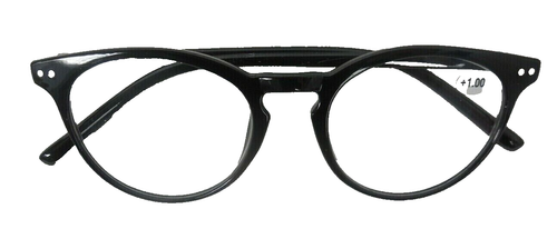 ALWAYSUV Gafas de Lector Unisex 3 Piezas Negro Marrón y Leopardo +1,00 - Imagen 3 de 4