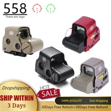 Airsoft 558 EXPS3-2 Holographic Sight Red&Green Dot Scope Hunting with QD Mount
