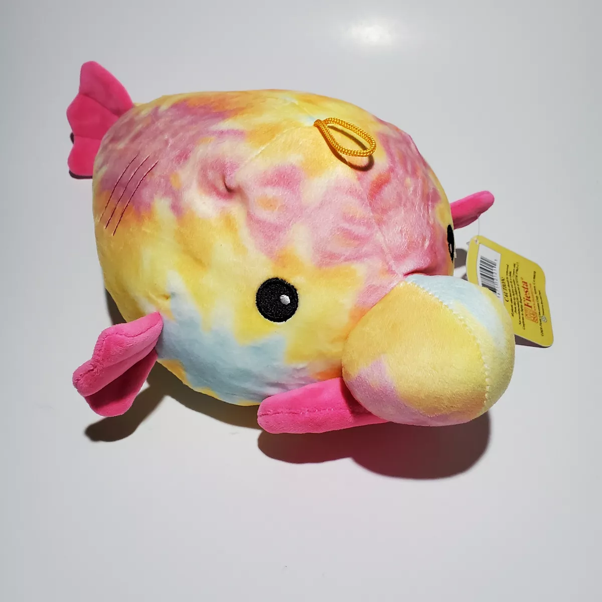 Fiesta Snugglies Blob Fish Plush Tie Dye Pattern 2020