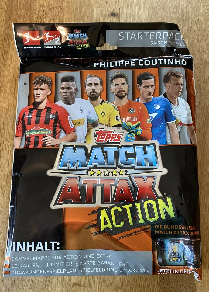 Topps Match Attax ACTION 2019/2020 - Starterpack - NEU & OVP