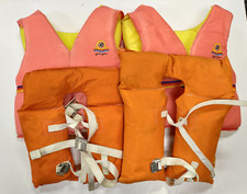 Children Child Youth Size Lifejackets - Small/Medium - Vintage - 4 pcs - USA