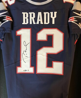 Tom Brady Signed New England Patriots Nike Vapor Elite Jersey