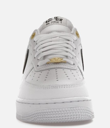 Nike Air Force 1 07 LV8 40th Anniversary - White Black 2022 - DQ7658-100 - SIZE9 - Picture 3 of 6