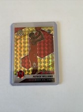 2020-21 Panini Mosaic Patrick Williams RC NBA Debut Yellow Reactive Prizm A-26