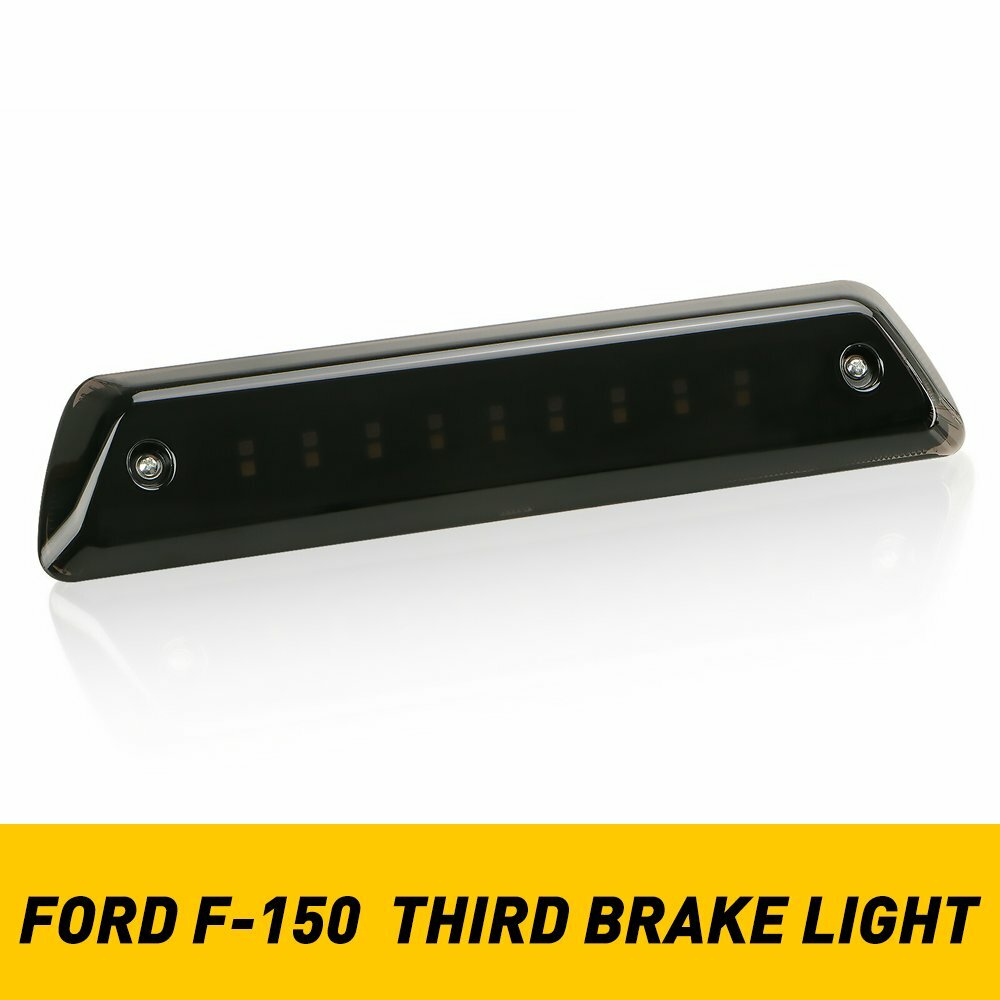 Smoked LED Third Brake Light For 2009-2014 Ford F-150 – High-Mount Cargo/Reverse Lamp – By AUXITO