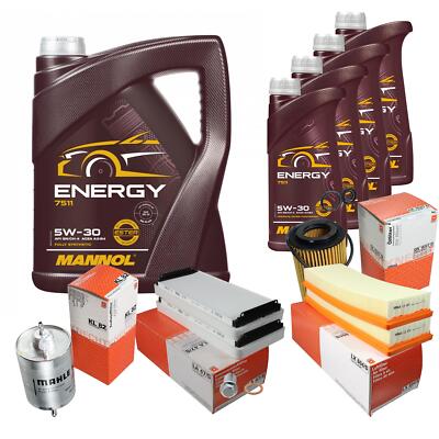 Inspektionspaket 9L Energy 5W-30 für Mercedes S-Klasse W220 C215 CL 500 E-Klasse