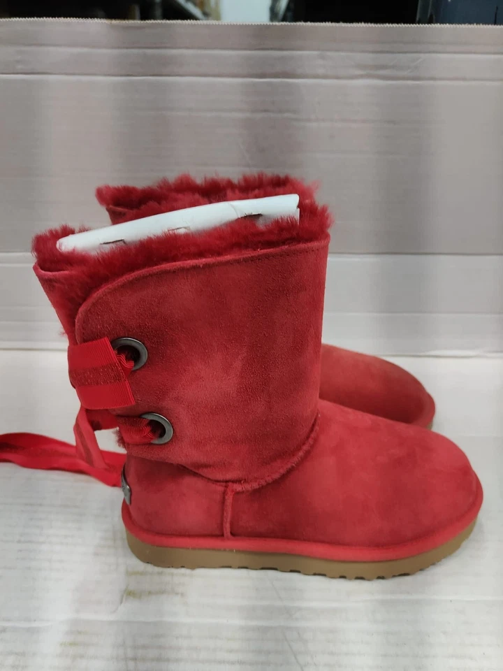 UGG Women's Customizable Bailey Bow Short Boot Size 5 | Fur-Lined Shoes Footwear - Image 2 of 4