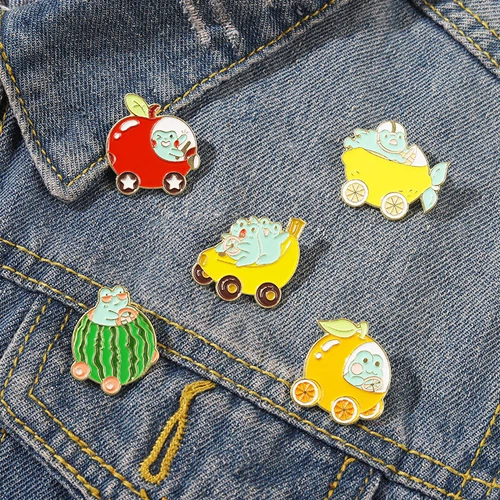 Kreative Cartoon-Tier-Brosche Anstecknadel Emaille-Pins Abzeichen SchmuckD - Bild 196 von 326