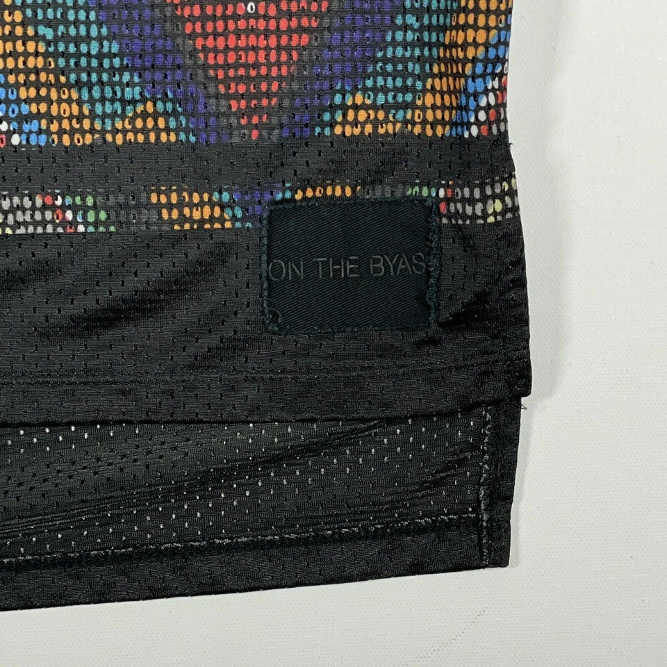 Camiseta On The Byas Mesh Número 00 Camisa Negra Tema Azteca Para Hombre Talla Pequeña Foto 3 de 4
