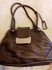 Jasper Conran Ladies Shoulder Bag Bronze Brown 