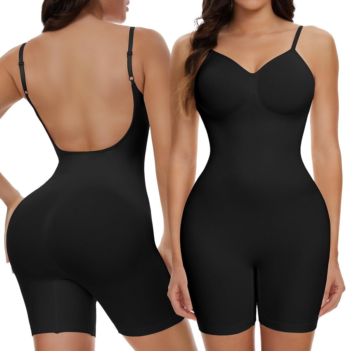 Backless Shapewear Bodysuit Women Tummy Control Shaping Body Shaper for  Dresses | eBay UK