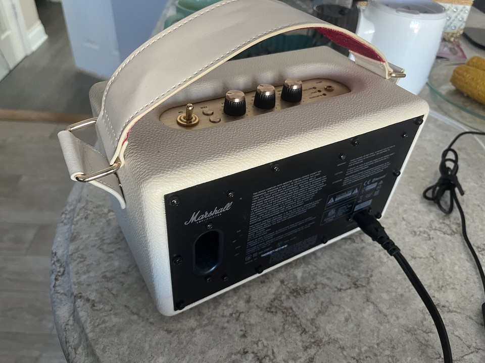 Marshall Kilburn Portable Bluetooth Speaker Cream eBay