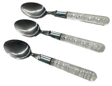 3 Oval Place Soup Spoons Spoon Bubblor Clear ...