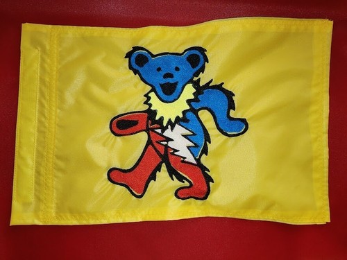 Custom Grateful Dead Bear Steal Your Face safety flag ATV UTV Sailboat BOAT - Picture 6 of 12