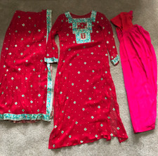 PAKISTANI INDIAN SALWAR KAMEEZ WEDDING DESIGNER BOLLYWOOD DRESS PARTY WEAR