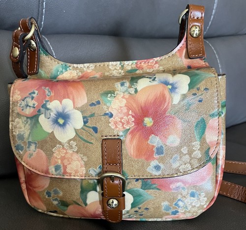 Borsa a tracolla Patricia Nash Claretta in pelle vendita al dettaglio $199,00 nuova con etichetta - Foto 4 di 7