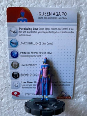 DC Heroclix Queen Aga'Po #018 DC 75th Anniversary Set