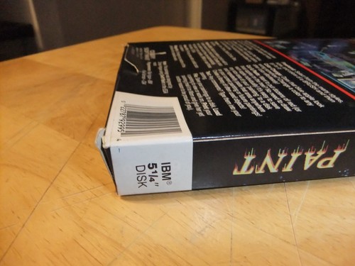 VINTAGE 1988 SWIFT PAINT PC SOFTWARE 5.25 FLOPPY IBM W/ INSERTS BOX EXC COND - Picture 3 of 7