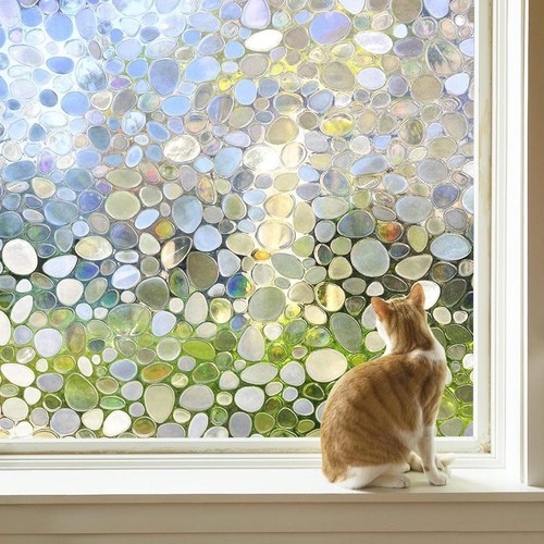 Milchglasfolie Glasdekor Fensterfolie Sichtschutz Tür Büro Dusche 5m*90cm DE - Bild 18 von 18