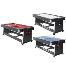 Image of 7ft 3 in 1 Pool Table Tennis Air Hockey Games Table FREE DELIVERY 🚚