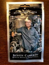 Scotty Cameron Putter Metal Wiping Silicone Oil Care Cloth Golf Titleist NIB