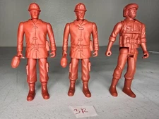 Vintage 1960s Greenbrier International 5" Plastic Police & Workers Figurines Lot