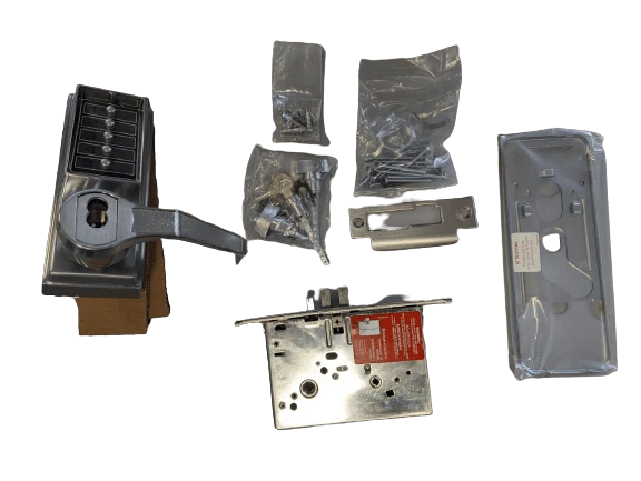 KABA Simplex Push Button Lockset Lever Deadbolt w Key Override RR8148B26D41