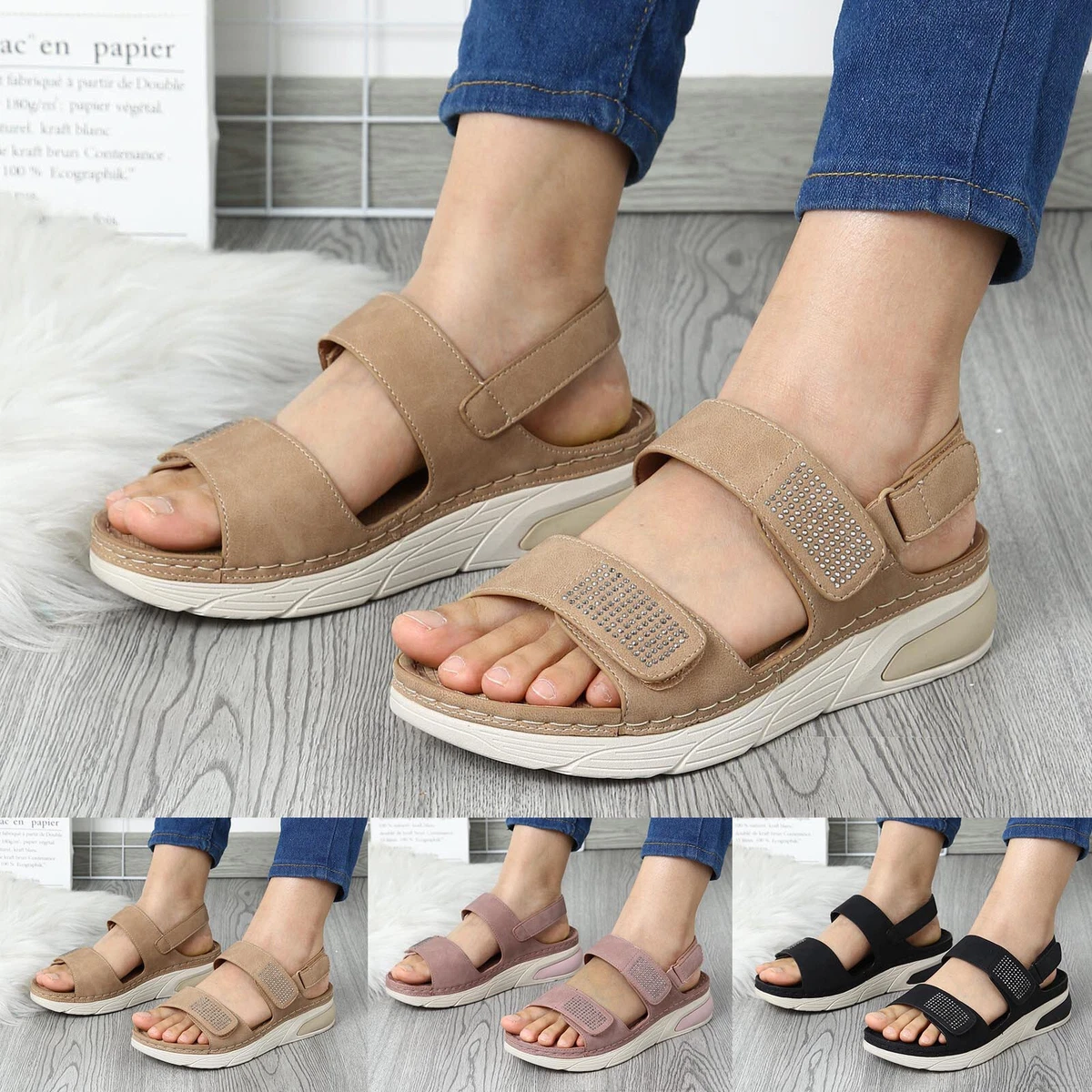 Flat wedges top for women