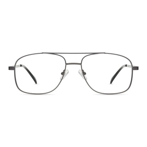 56mm Men's Alloy Pilot Style Full Rim Eyeglasses Frame Optica Eyewear RX Able - Picture 2 of 21